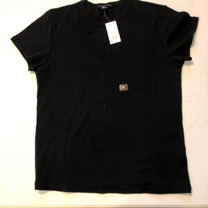 Banana Republic black tee women's no pocket crew neck size XL